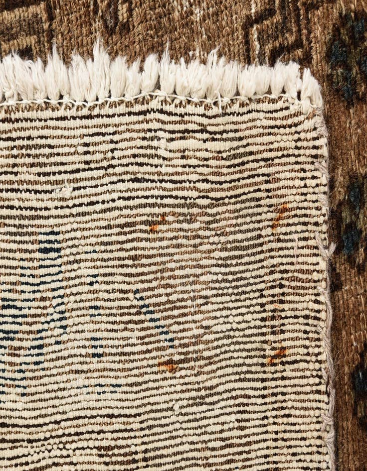 Detail image of  4' 2 x 6' 3  Hand Knotted Ultra Vintage Persian Wool Rug