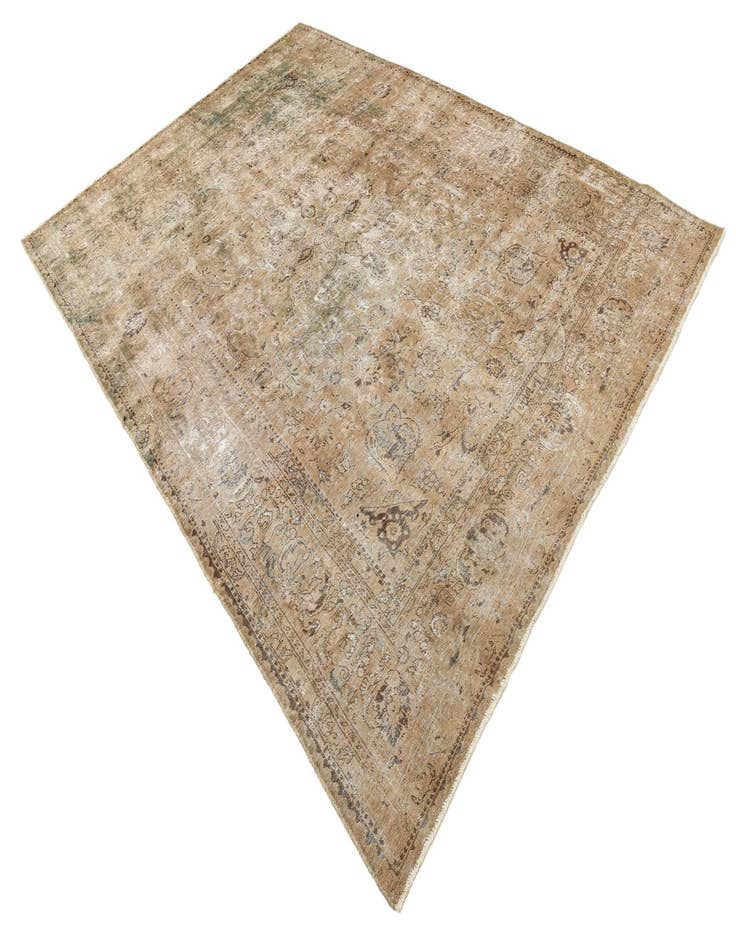 Detail image of  8' 1 x 11' 4  Hand Knotted Ultra Vintage Persian Wool Rug