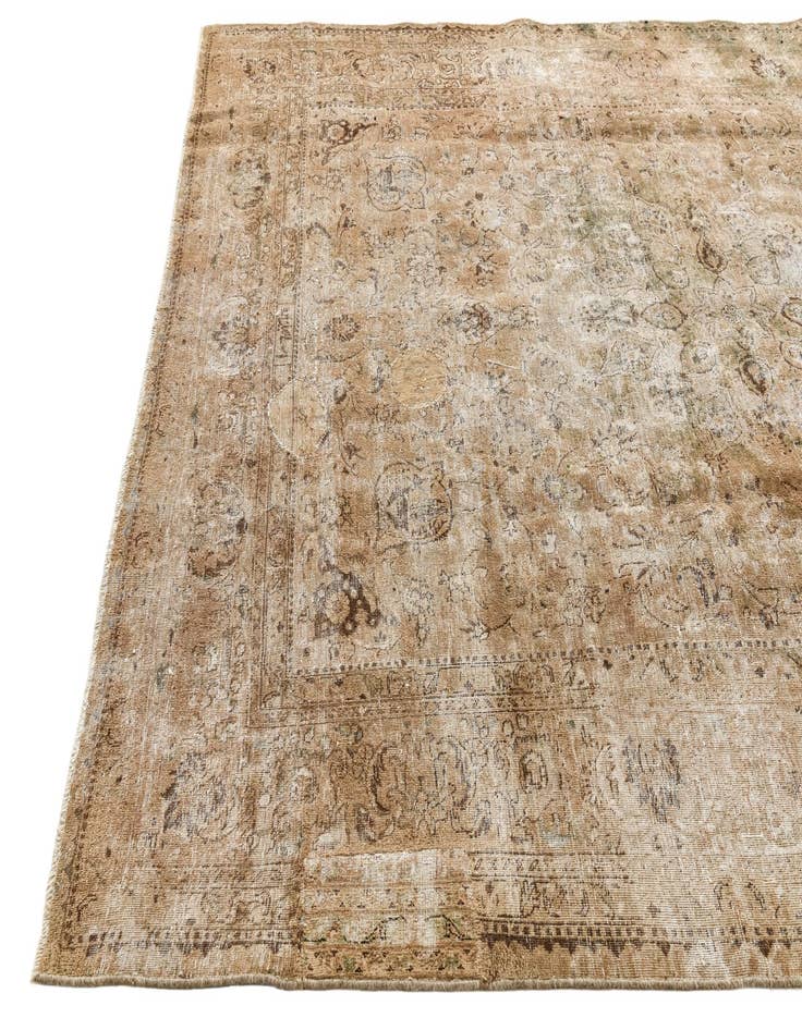 Detail image of  8' 1 x 11' 4  Hand Knotted Ultra Vintage Persian Wool Rug