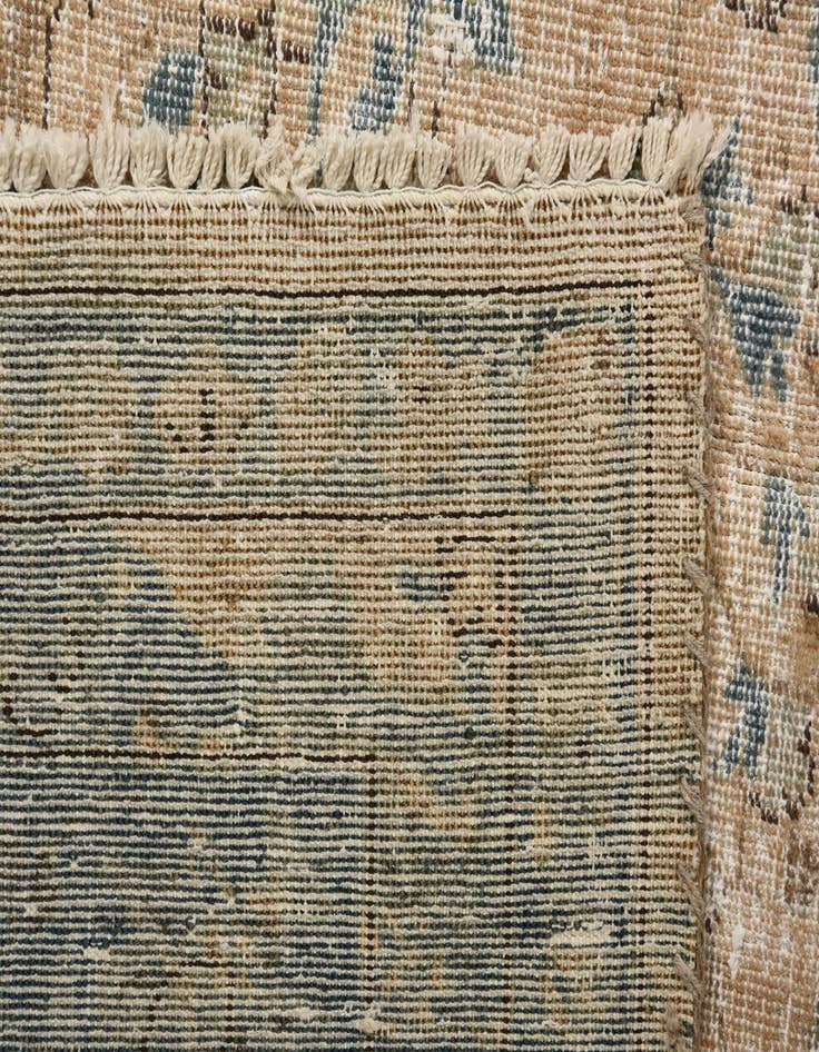 Detail image of 9' 8 x 12' 6 Hand Knotted Ultra Vintage Persian Wool Rug