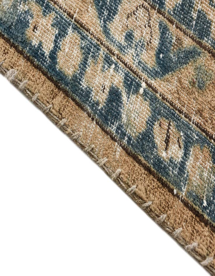 Detail image of 9' 8 x 12' 6 Hand Knotted Ultra Vintage Persian Wool Rug