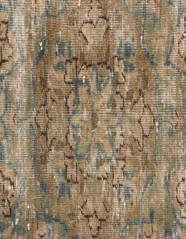 Detail image of 9' 8 x 12' 6 Hand Knotted Ultra Vintage Persian Wool Rug