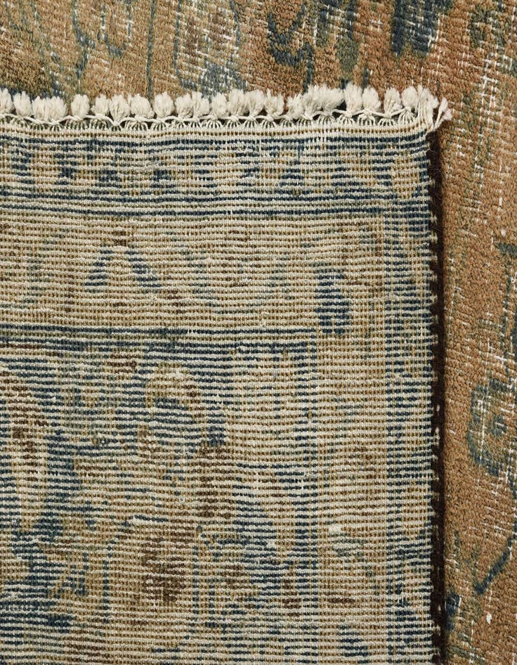 Detail image of  8' 6 x 11' 9  Hand Knotted Ultra Vintage Persian Wool Rug