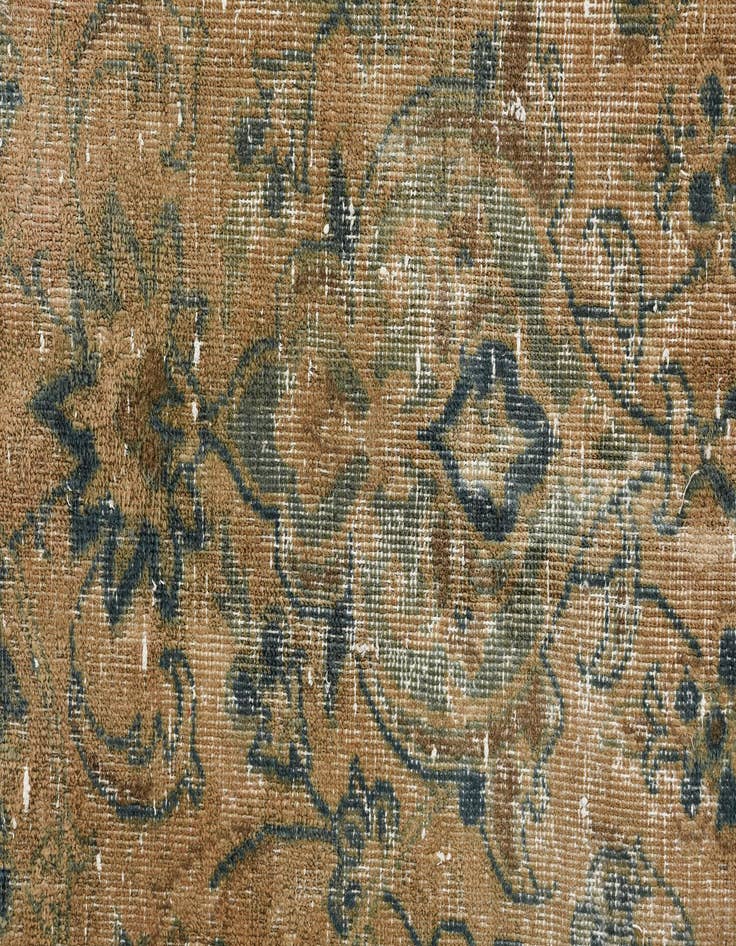 Detail image of  8' 6 x 11' 9  Hand Knotted Ultra Vintage Persian Wool Rug