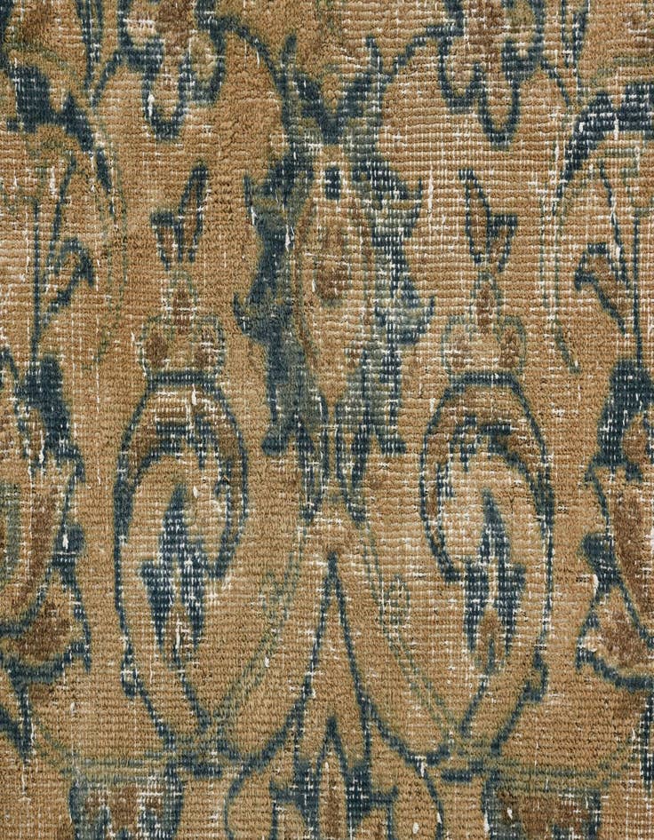 Detail image of  8' 6 x 11' 9  Hand Knotted Ultra Vintage Persian Wool Rug