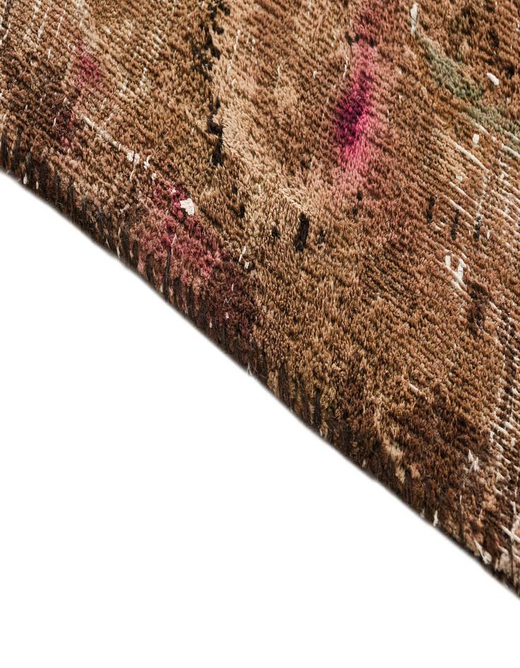 Detail image of  9' 4 x 12'  Hand Knotted Ultra Vintage Persian Wool Rug