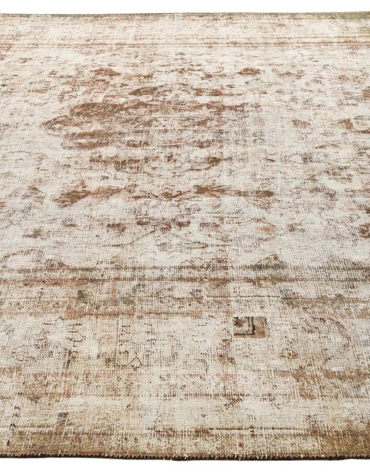 Detail image of  9' 9 x 13' 3  Hand Knotted Ultra Vintage Persian Wool Rug