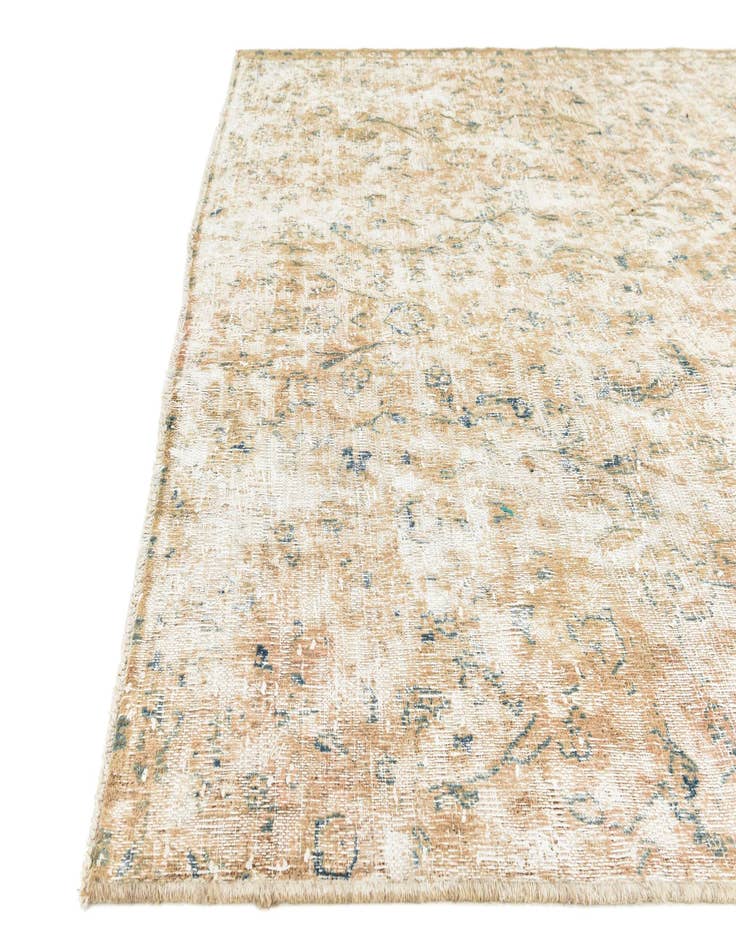 Detail image of  5' 5 x 9' 6  Hand Knotted Ultra Vintage Persian Wool Rug