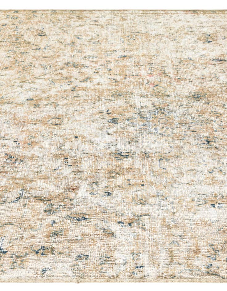 Detail image of  5' 5 x 9' 6  Hand Knotted Ultra Vintage Persian Wool Rug