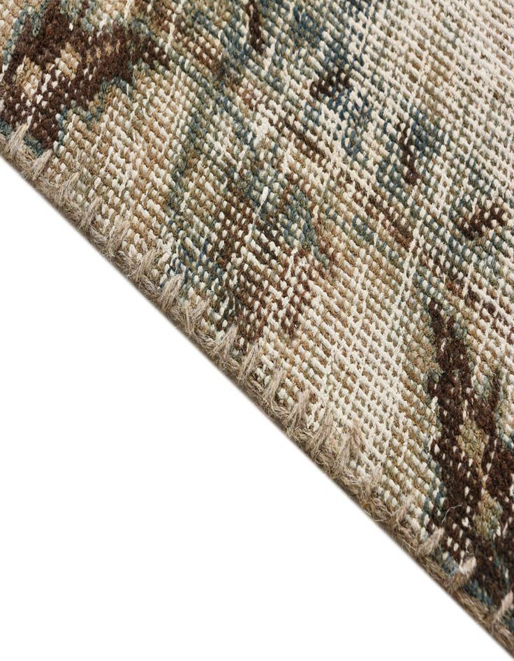 Detail image of  6' 3 x 9' 3  Hand Knotted Ultra Vintage Persian Wool Rug