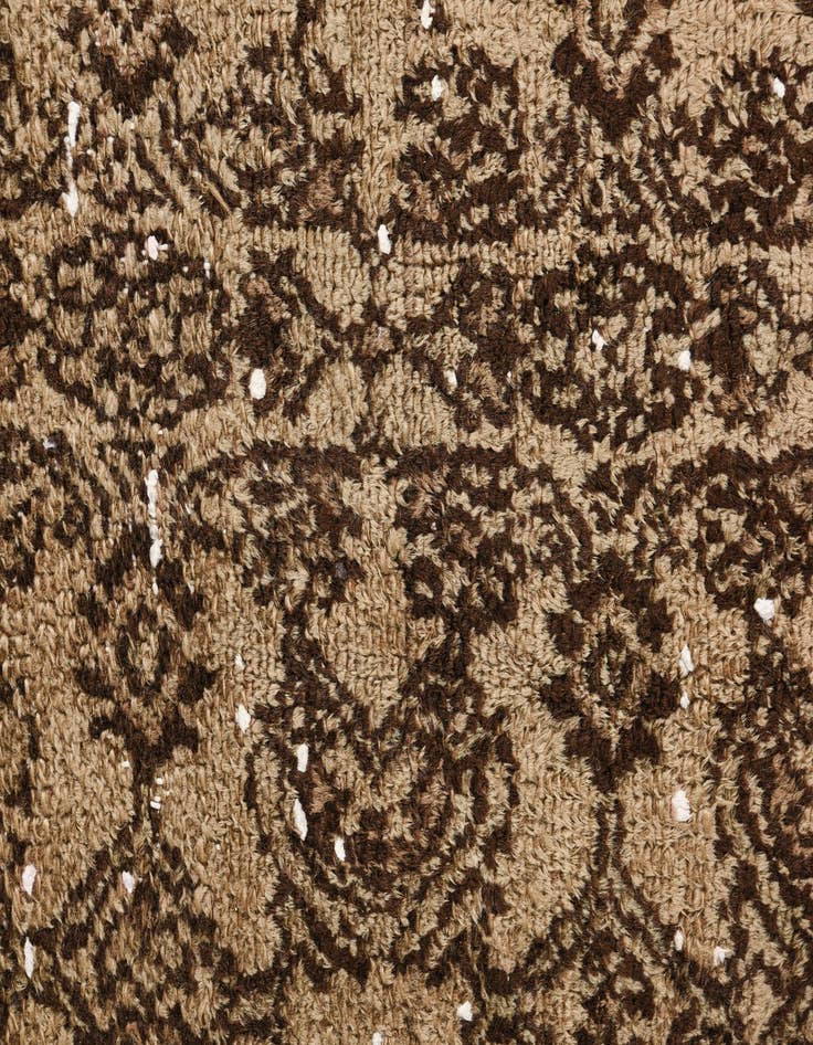 Detail image of  7' 3 x 9' 3  Hand Knotted Ultra Vintage Persian Wool Rug