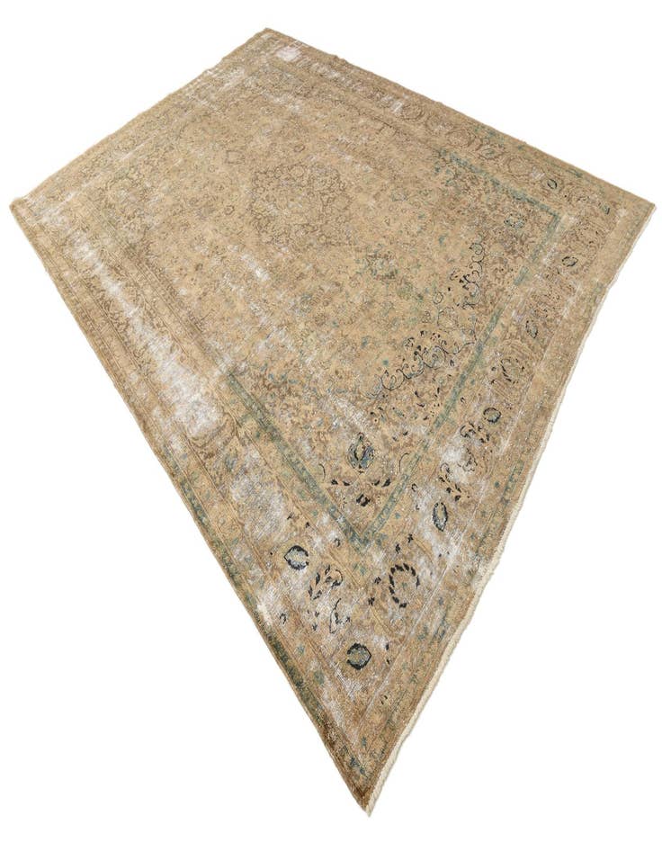 Detail image of  9' 6 x 13' 4  Hand Knotted Ultra Vintage Persian Wool Rug