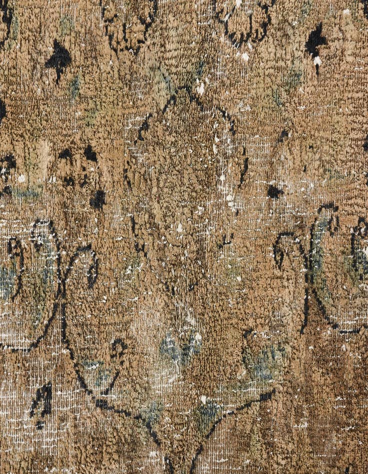 Detail image of  9' 6 x 13' 4  Hand Knotted Ultra Vintage Persian Wool Rug