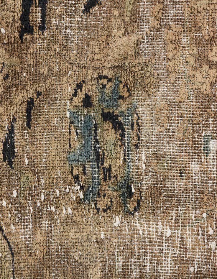 Detail image of  9' 6 x 13' 4  Hand Knotted Ultra Vintage Persian Wool Rug