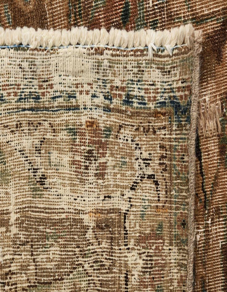 Detail image of  9' 7 x 12' 3  Hand Knotted Ultra Vintage Persian Wool Rug