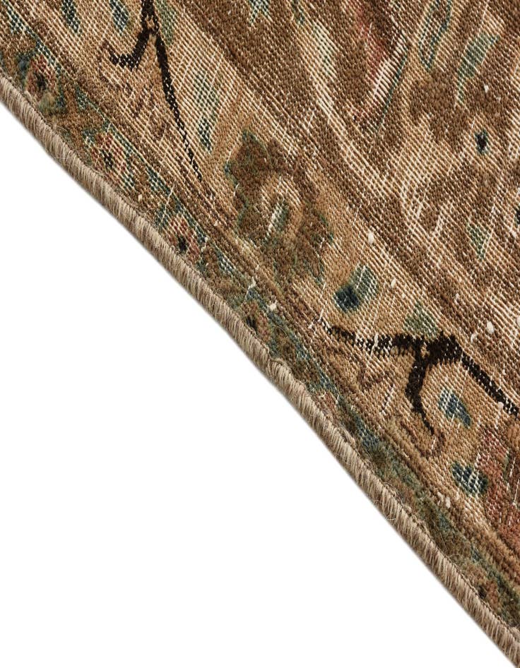 Detail image of  9' 7 x 12' 3  Hand Knotted Ultra Vintage Persian Wool Rug