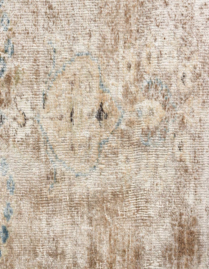Detail image of  5' 9 x 8' 2  Hand Knotted Ultra Vintage Persian Wool Rug