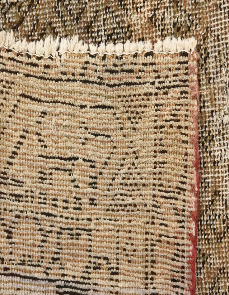 Detail image of  4' 2 x 6' 4  Hand Knotted Ultra Vintage Persian Wool Rug