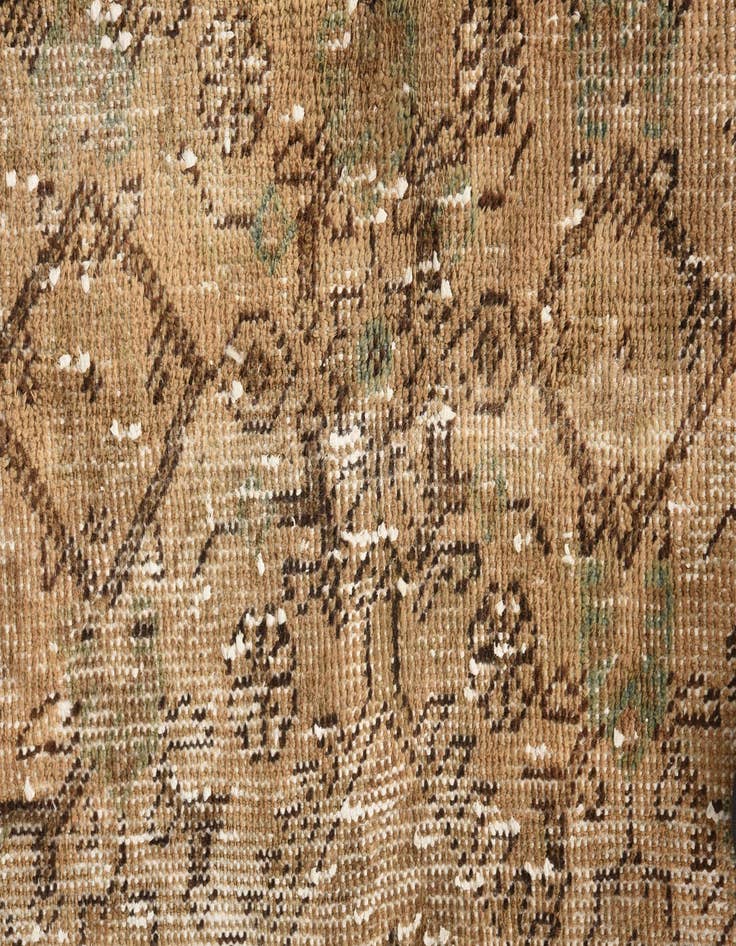 Detail image of  7' 3 x 10' 9  Hand Knotted Ultra Vintage Persian Wool Rug