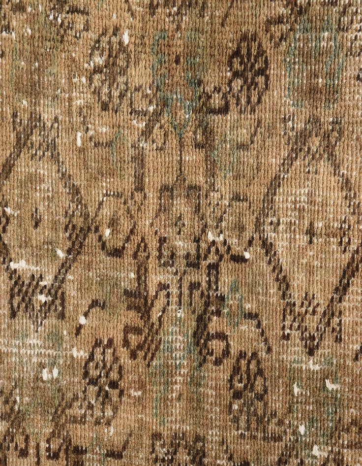 Detail image of  7' 3 x 10' 9  Hand Knotted Ultra Vintage Persian Wool Rug