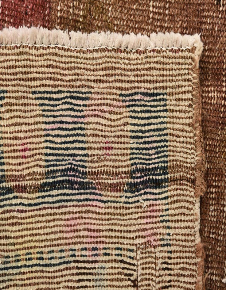 Detail image of  5' x 7' 3  Hand Knotted Ultra Vintage Persian Wool Rug