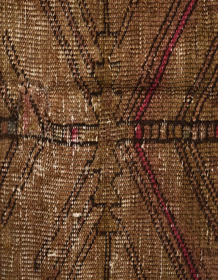 Detail image of  5' x 7' 3  Hand Knotted Ultra Vintage Persian Wool Rug