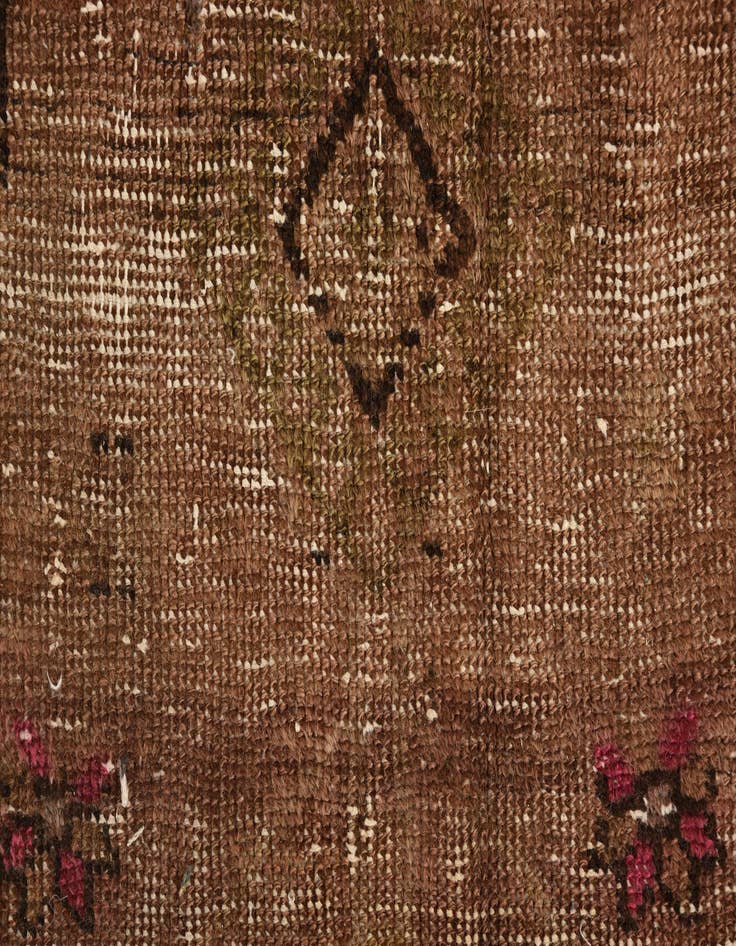 Detail image of  5' x 7' 3  Hand Knotted Ultra Vintage Persian Wool Rug