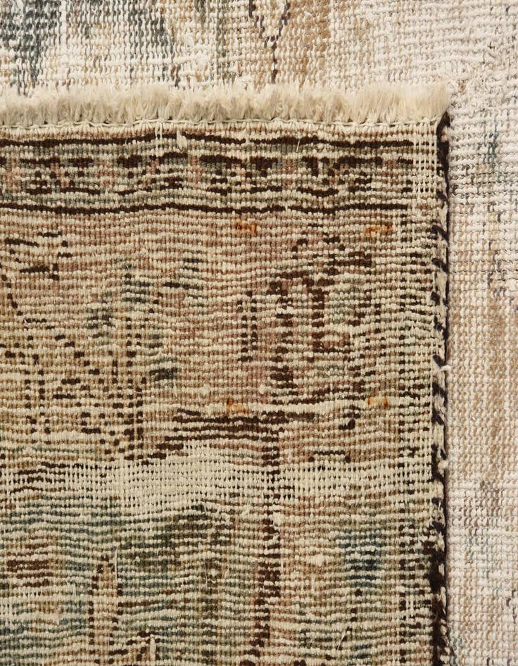 Detail image of  5' 9 x 9' 7  Hand Knotted Ultra Vintage Persian Wool Rug