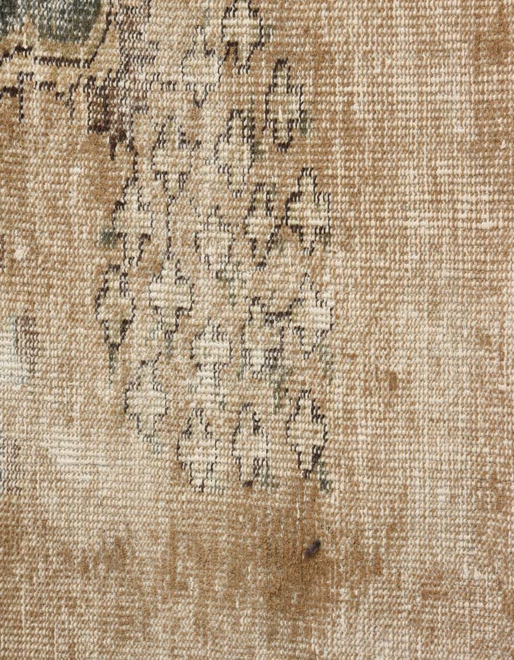 Detail image of  5' 9 x 9' 7  Hand Knotted Ultra Vintage Persian Wool Rug