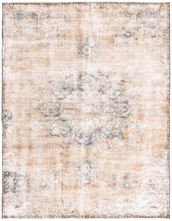  5' 9 x 9' 7  Hand Knotted Ultra Vintage Persian W...