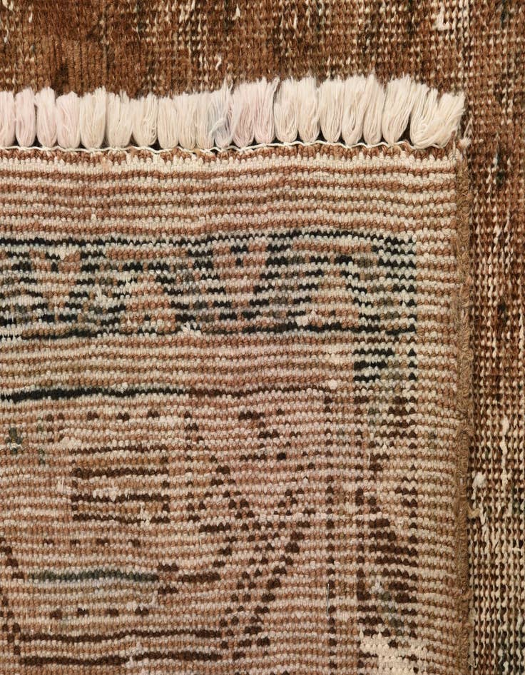 Detail image of  4' 3 x 6' 7  Hand Knotted Ultra Vintage Persian Wool Rug