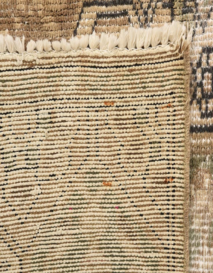 Detail image of  5' 5 x 8' 9  Hand Knotted Ultra Vintage Persian Wool Rug