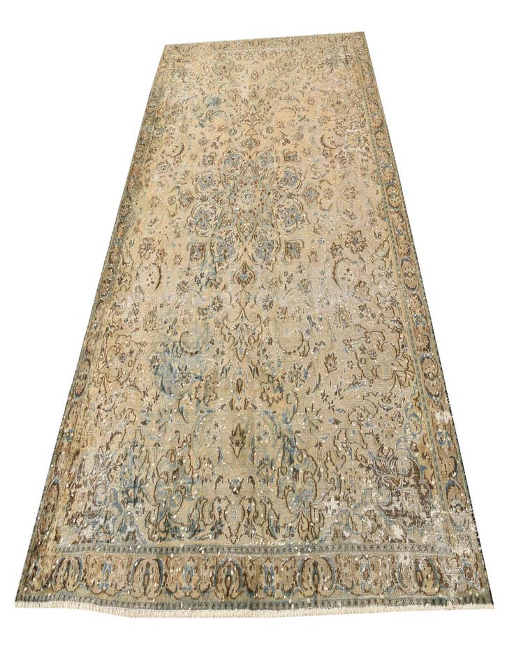 Detail image of 6' 5 x 9' 10 Hand Knotted Ultra Vintage Persian Wool Rug