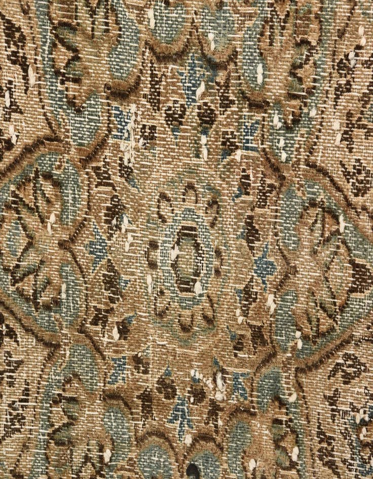 Detail image of 6' 5 x 9' 10 Hand Knotted Ultra Vintage Persian Wool Rug