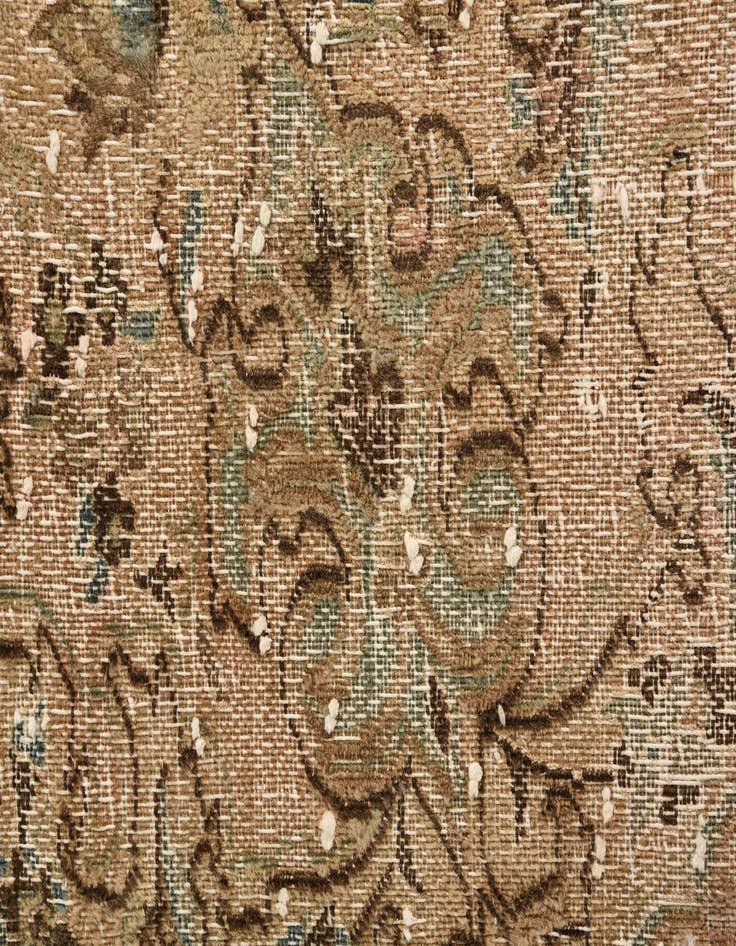 Detail image of 6' 5 x 9' 10 Hand Knotted Ultra Vintage Persian Wool Rug