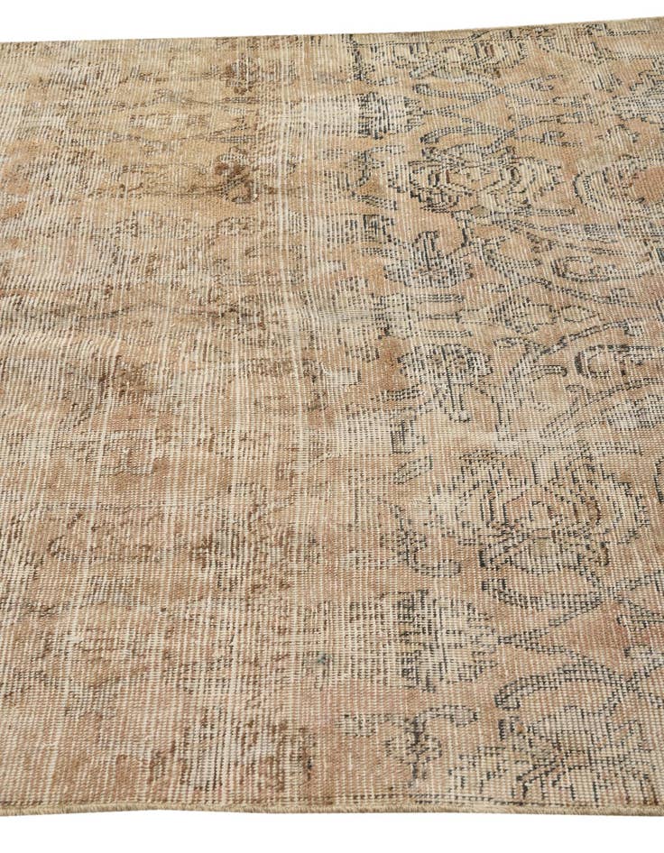Detail image of  4' 9 x 7' 1  Hand Knotted Ultra Vintage Persian Wool Rug
