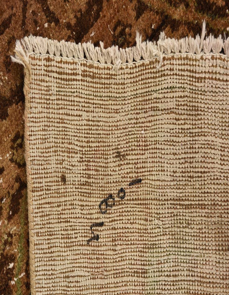 Detail image of  4' 2 x 6' 10  Hand Knotted Ultra Vintage Persian Wool Rug