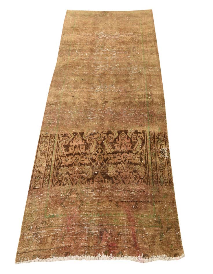 Detail image of  4' 2 x 6' 10  Hand Knotted Ultra Vintage Persian Wool Rug