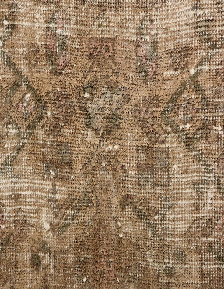 Detail image of  3' 9 x 6' 1  Hand Knotted Ultra Vintage Persian Wool Rug