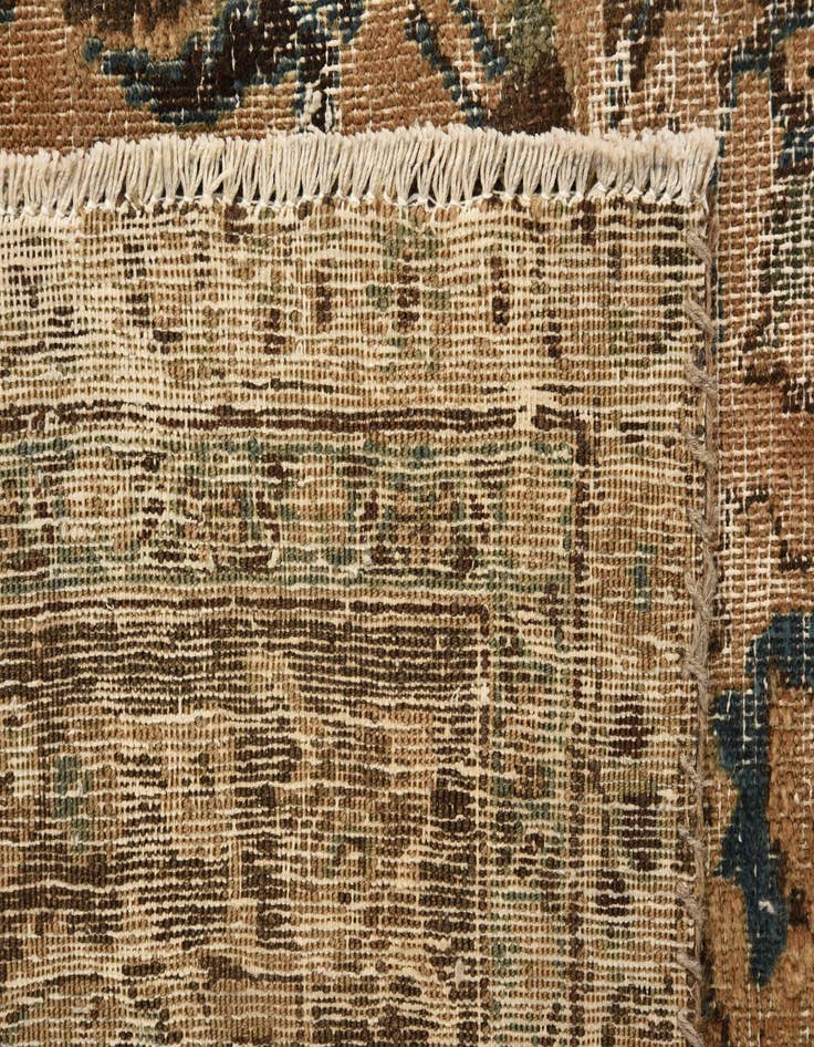 Detail image of  6' x 9' 2  Hand Knotted Ultra Vintage Persian Wool Rug