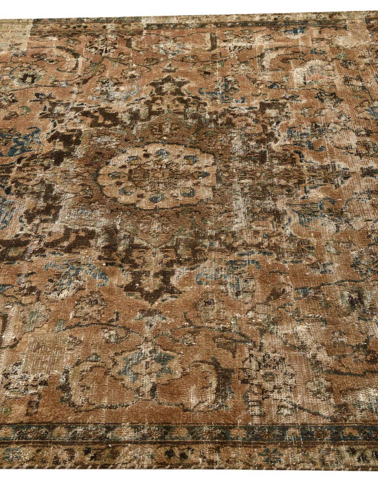 Detail image of  6' x 9' 2  Hand Knotted Ultra Vintage Persian Wool Rug
