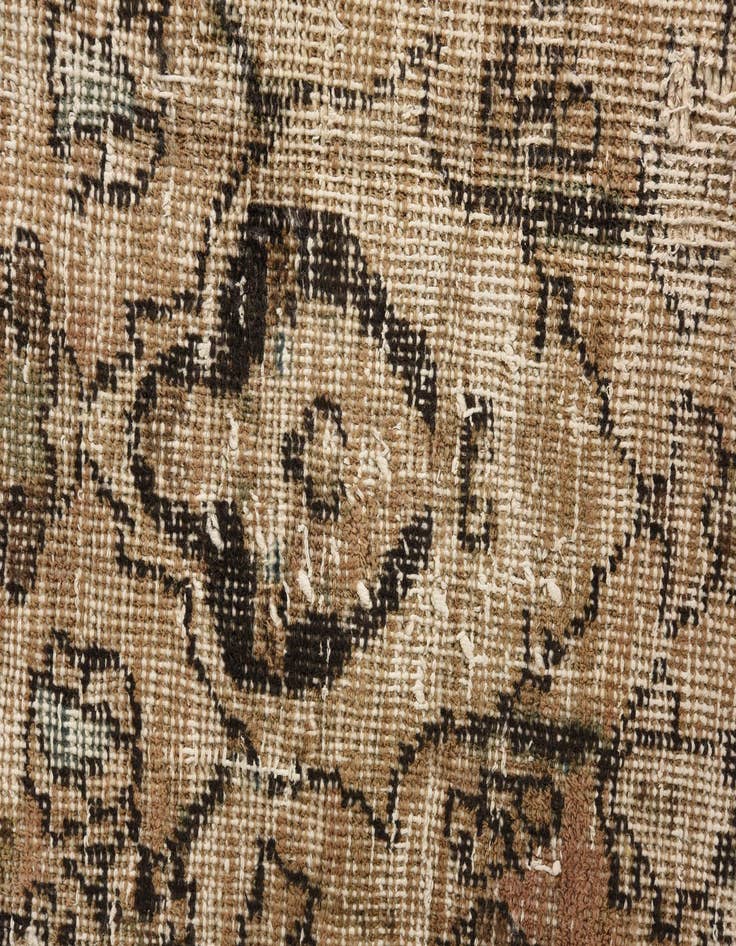 Detail image of  7' 4 x 10' 6  Hand Knotted Ultra Vintage Persian Wool Rug