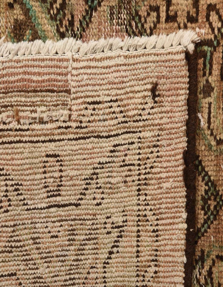 Detail image of  6' 8 x 10' 4  Hand Knotted Ultra Vintage Persian Wool Rug