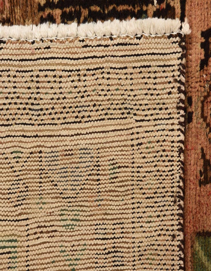 Detail image of  3' 5 x 6' 6  Hand Knotted Ultra Vintage Persian Wool Rug