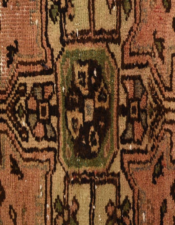 Detail image of  3' 5 x 6' 6  Hand Knotted Ultra Vintage Persian Wool Rug