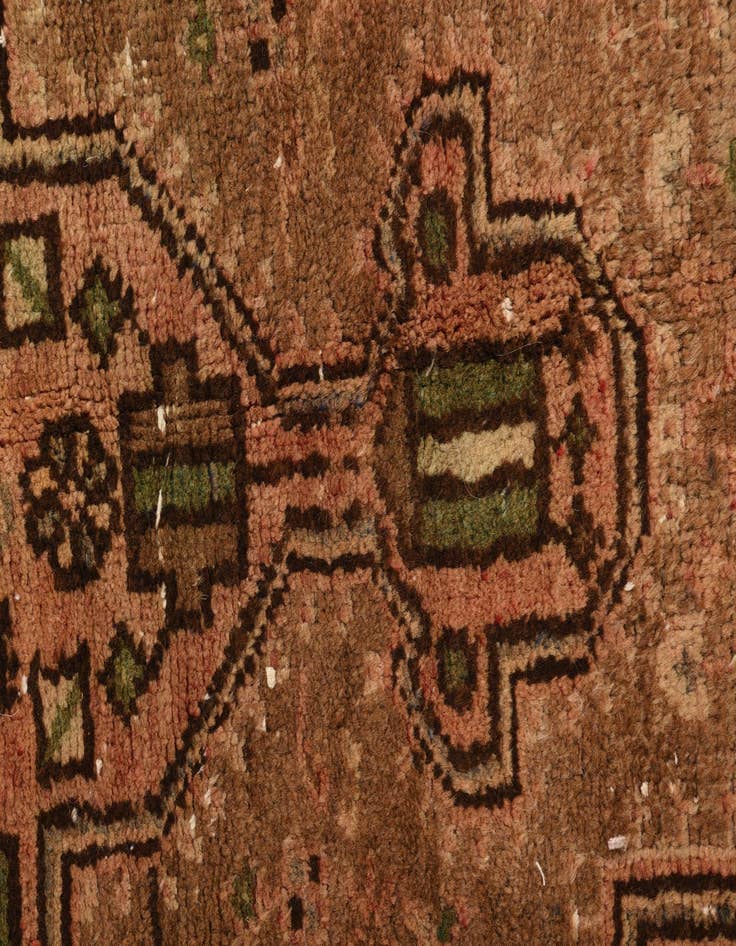 Detail image of  3' 5 x 6' 6  Hand Knotted Ultra Vintage Persian Wool Rug