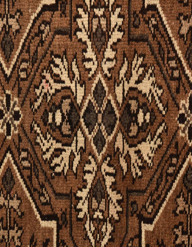 Detail image of  7' 1 x 10' 4  Hand Knotted Ultra Vintage Persian Wool Rug