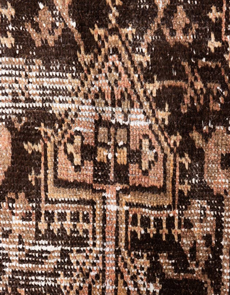 Detail image of  4' x 6' 8  Hand Knotted Ultra Vintage Persian Wool Rug