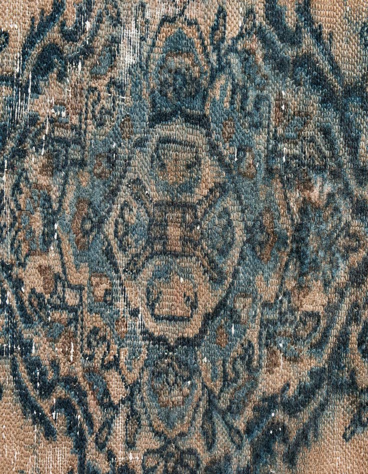 Detail image of  7' 2 x 9' 6  Hand Knotted Ultra Vintage Persian Wool Rug