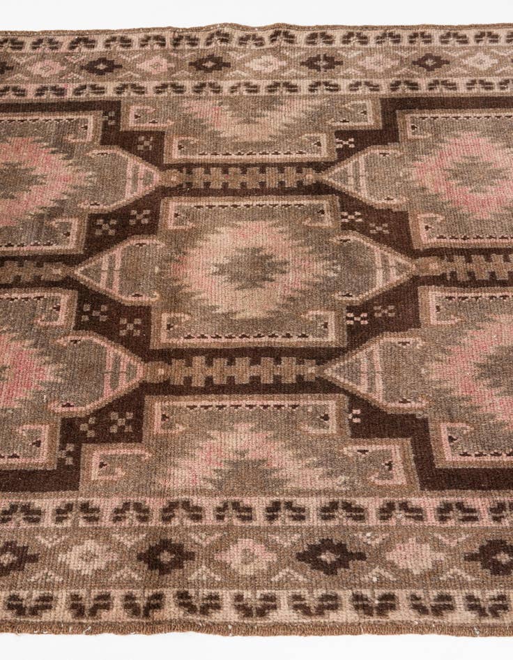 Detail image of  3' 8 x 6' 4  Hand Knotted Ultra Vintage Persian Wool Rug